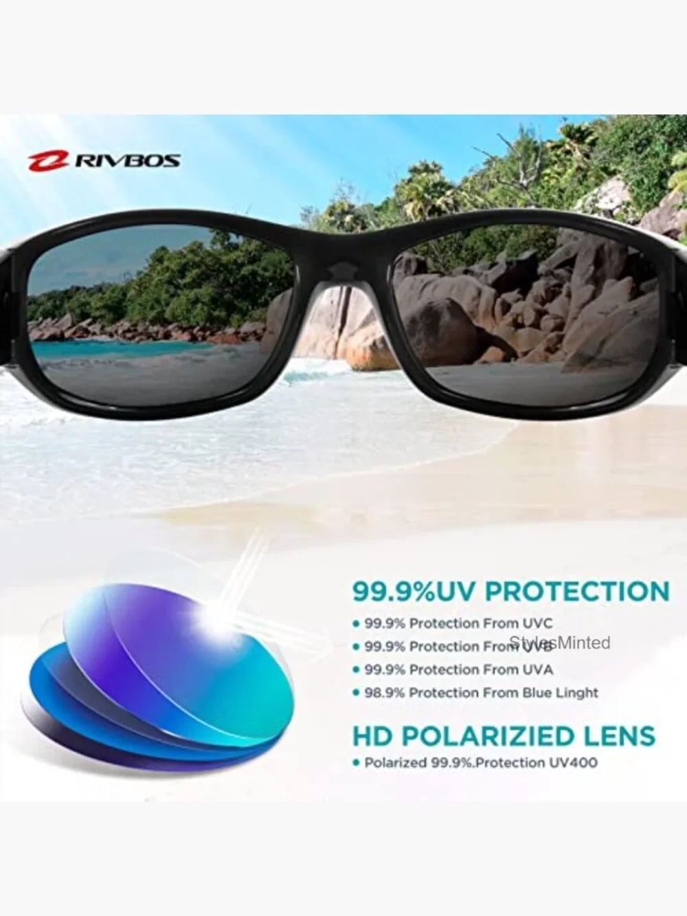 Kids Polarized UV Protection Sunglasses with Strap